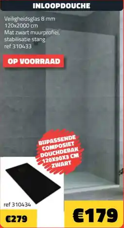 Bouwcenter Frans Vlaeminck Inloopdouche aanbieding