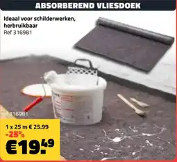 Bouwcenter Frans Vlaeminck Absorberend vliesdoek aanbieding