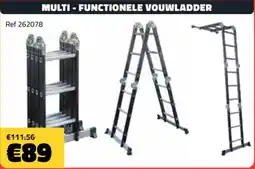 Bouwcenter Frans Vlaeminck Multi functionele vouwladder aanbieding