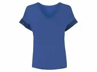 Lidl ESMARA® Nonchalant T-shirt (M (40/42), blauw) aanbieding