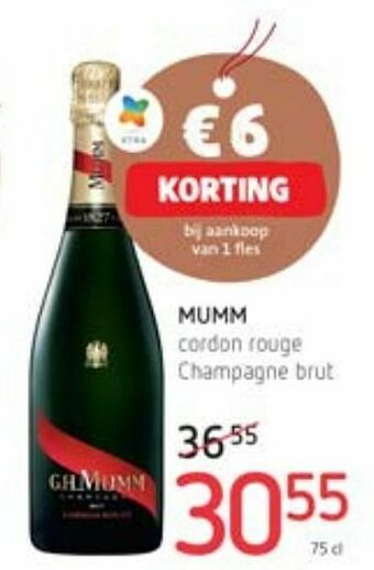 Mumm cordon rouge champagne brut
