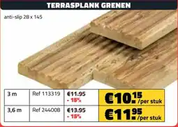 Bouwcenter Frans Vlaeminck Terrasplank grenen aanbieding