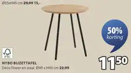Jysk FSC Nybo bijzettafel aanbieding