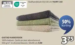 Jysk Gistad handdoek aanbieding