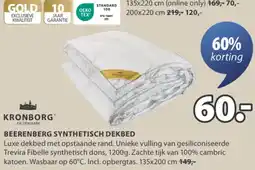 Jysk Kronborg beerenberg synthetisch dekbed aanbieding
