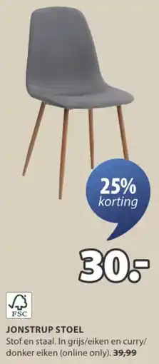 Jysk FSC Jonstrup stoel aanbieding