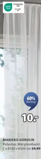 Jysk Marisko gordijn aanbieding