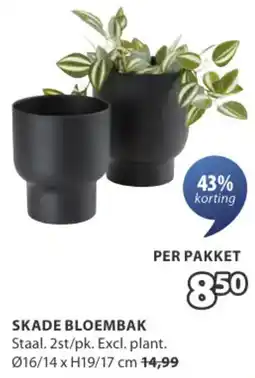 Jysk Skade bloembak aanbieding