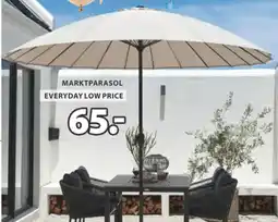 Jysk Lammehave marktparasol aanbieding