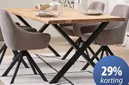 Jysk Royaloak roslev tafel aanbieding