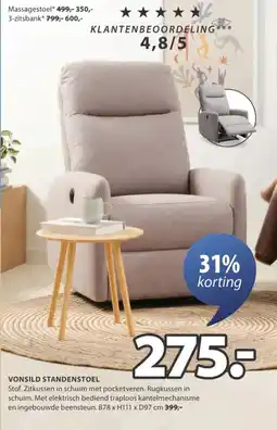 Jysk Vonsild standenstoel aanbieding