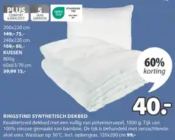 Jysk Ringstind synthetisch dekbed aanbieding