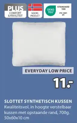 Jysk Slottet synthetisch kussen aanbieding