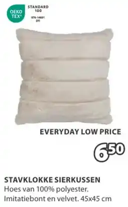 Jysk Stavklokke sierkussen aanbieding