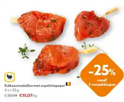 OKay Kalkoenmedaillon met espelettepeper aanbieding