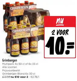 Jumbo Grimbergen Blond 6x 30 cl aanbieding