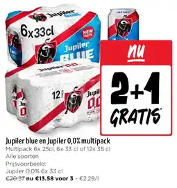 Jumbo Jupiler blue en Jupiler 0,0% multipack aanbieding