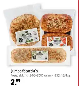 Jumbo Jumbo focaccia’s Verpakking 240-300 gram aanbieding