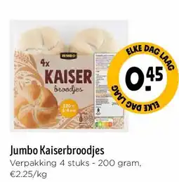 Jumbo Jumbo Kaiserbroodjes aanbieding