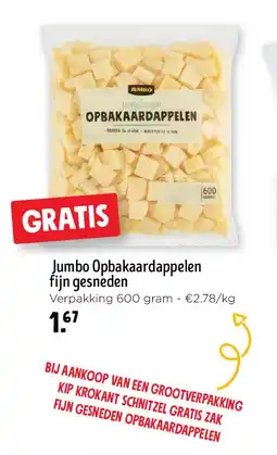 Jumbo Jumbo Opbakaardappelen fijn gesneden aanbieding