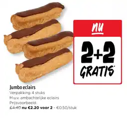 Jumbo Jumbo eclairs Verpakking 4 stuks aanbieding