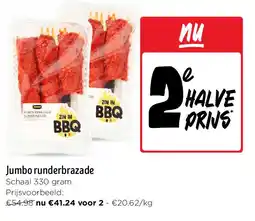 Jumbo Jumbo runderbrazade Schaal 330 gram aanbieding