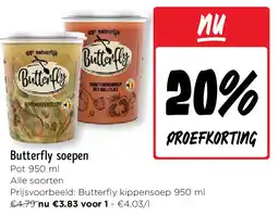 Jumbo Butterfly soepen Pot 950 ml aanbieding