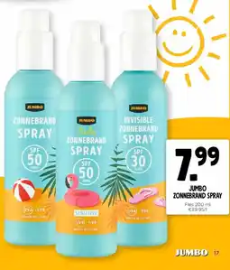 Jumbo Jumbo zonnebrand spray aanbieding