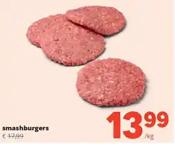 Spar smashburgers aanbieding