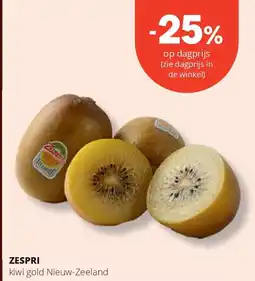 Spar ZESPRI kiwi gold Nieuw-Zeeland aanbieding