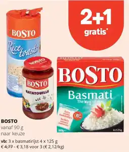 Spar BOSTO vanaf 90 g aanbieding