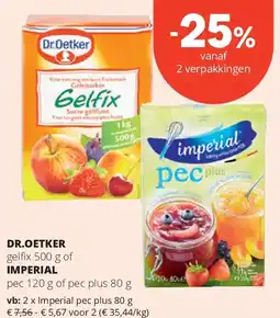 Spar DR.OETKER gelfi x 500 g aanbieding