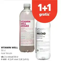Spar VITAMIN WELL 50 cl aanbieding