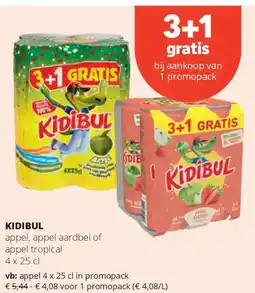 Spar KIDIBUL appel, appel aardbei aanbieding