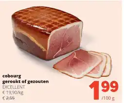 Spar cobourg gerookt of gezouten EXCELLENT aanbieding