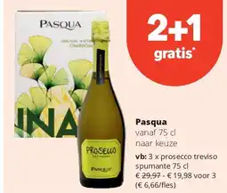Spar Pasqua vanaf 75 cl aanbieding