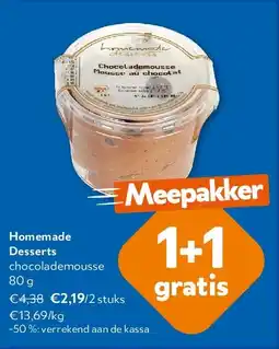 OKay Homemade Desserts chocolademousse 80 g aanbieding