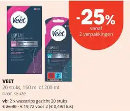 Spar VEET 20 stuks aanbieding