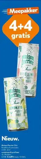 OKay Maison Perrier Chic Roséllini of Lemonjito in blik 25 cl aanbieding