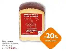 OKay Pater Lievens halfharde paterskaas aanbieding