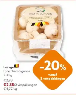 OKay Lesage fijne champignons 250 g aanbieding