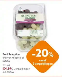 OKay Boni Selection druivenmix pitloos 500 g aanbieding