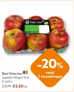 OKay Boni Selection appelen Magic Star 6 stuks aanbieding