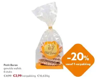OKay Petit Baron gevulde wafels aanbieding