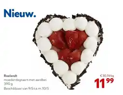 OKay Roelandt moederdagtaart met aardbei 390 g aanbieding
