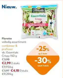 OKay Florette Essentials Crispy 150 g aanbieding