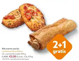 OKay Alle warme snacks worstenbroodje 165 g aanbieding
