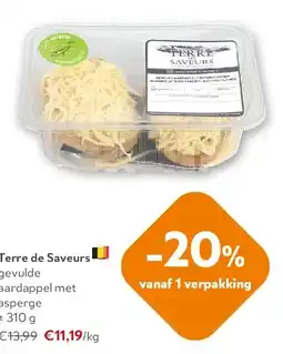 OKay Terre de Saveurs gevulde aardappel met asperge aanbieding