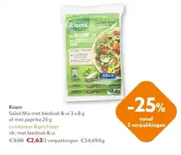 OKay Salad Mix met bieslook & ui 3 x 8 g aanbieding