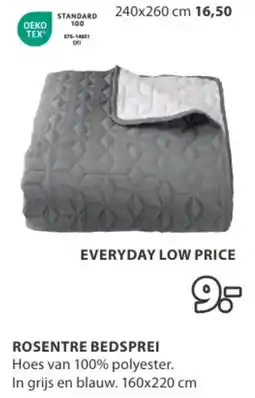 Jysk Rosentre bedsprei aanbieding
